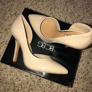 BCBG Nude heels